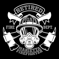 Retired Firefighter Marietta, Georgia Tribute   2 Sided T Shirt Adjustable Cap | Artistshot