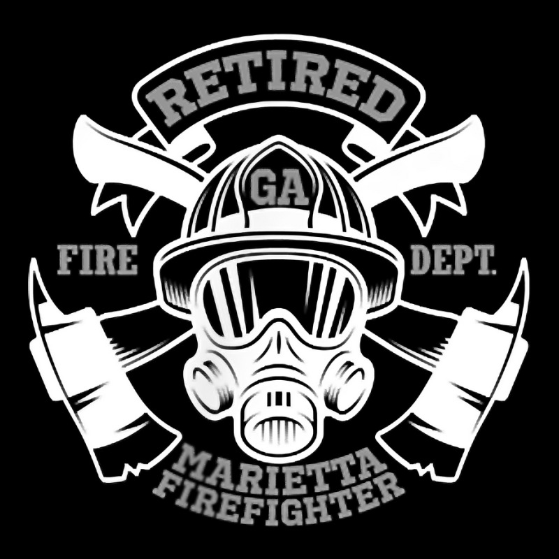 Retired Firefighter Marietta, Georgia Tribute   2 Sided T Shirt Adjustable Cap | Artistshot