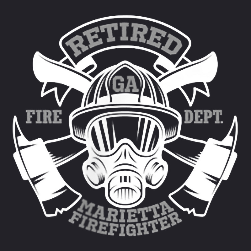 Retired Firefighter Marietta, Georgia Tribute   2 Sided T Shirt Unisex Sherpa-lined Denim Jacket | Artistshot