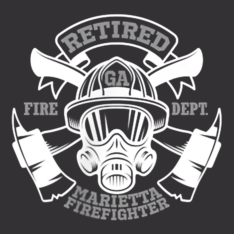 Retired Firefighter Marietta, Georgia Tribute   2 Sided T Shirt Vintage Hoodie | Artistshot