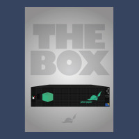 The Box By Pied Piper Poster Blue Exclusive T-shirt | Artistshot