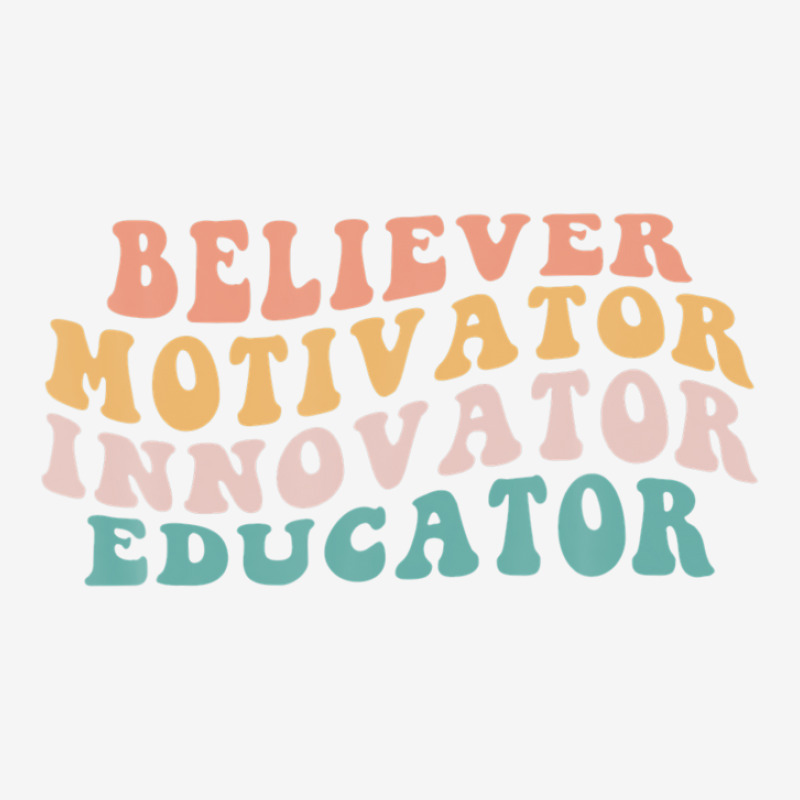 Believer Motivator Innovator Educator Teacher Back To School Graphic Youth T-shirt by eldawysnpolv | Artistshot