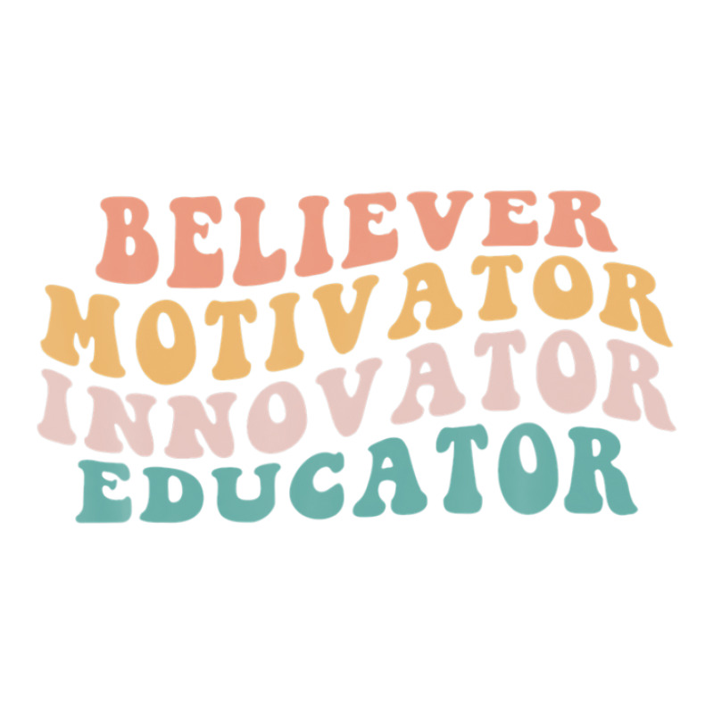 Believer Motivator Innovator Educator Teacher Back To School Youth Sweatshirt by eldawysnpolv | Artistshot