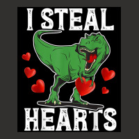 I Steal Hearts Dinosaur Funny Valentines Day Poster Girl Champion Hoodie | Artistshot