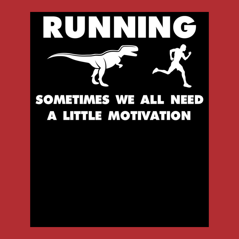 Funny Running Runner Motivation Dinosaur Raptor Gag Gift Poster Boy Ladies Fitted T-Shirt by sigetcongyue | Artistshot