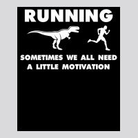 Funny Running Runner Motivation Dinosaur Raptor Gag Gift Poster Boy Women's Triblend Scoop T-shirt | Artistshot