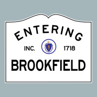 Brookfield Massachusetts Road Sign. Unisex Sherpa-lined Denim Jacket | Artistshot