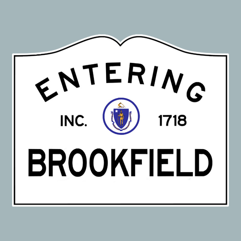 Brookfield Massachusetts Road Sign. Unisex Sherpa-lined Denim Jacket | Artistshot