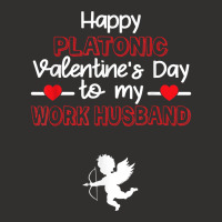 Happy Platonic Valentine's Day To My Work Husband Funny T Shirt Champion Hoodie | Artistshot