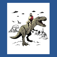 Jesus Riding On A Dinosaur Jesus Dinosaur Poster Tumblr T-shirt | Artistshot