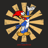 Woody Woodpecker Retro Japanese 1 Ladies Fitted T-shirt | Artistshot