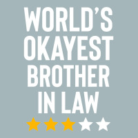 Worlds Okayest Brother In Law Funny Birthday Christmas Gag Unisex Sherpa-lined Denim Jacket | Artistshot