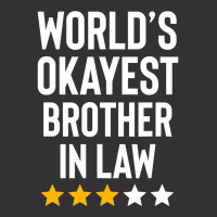 Worlds Okayest Brother In Law Funny Birthday Christmas Gag Vintage Hoodie And Short Set | Artistshot