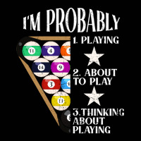 Billiards Pool Player Funny I'm Probably Toddler 3/4 Sleeve Tee | Artistshot