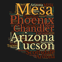 Arizona Map And Cities Full-length Apron | Artistshot