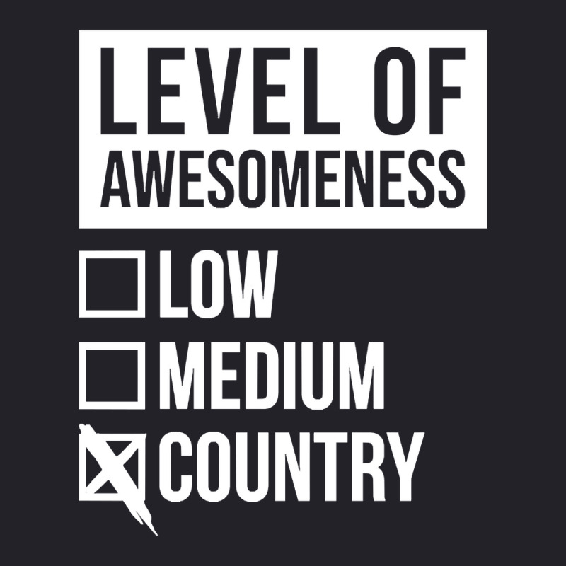 Funny Level Of Awesomeness Low Medium Gift Country Saying Quote For A Unisex Sherpa-Lined Denim Jacket by joanmouse000 | Artistshot