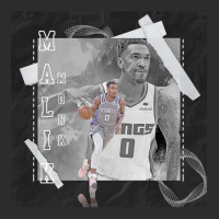 Malik Monk Basketball Paper Poster Kings 3 Exclusive T-shirt | Artistshot