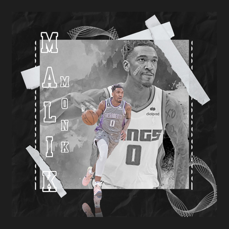 Malik Monk Basketball Paper Poster Kings 3 Classic T-shirt | Artistshot