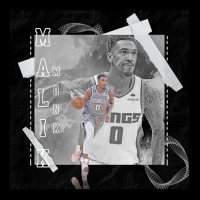 Malik Monk Basketball Paper Poster Kings 3 Fleece Short | Artistshot