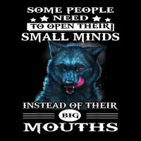 Wolf Some People Need To Open Their Small Minds Instead Of T Shirt Adjustable Cap | Artistshot