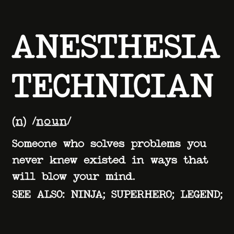 Anesthesia Technician - Definition Design Scorecard Crop Tee | Artistshot