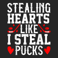 Stealing Hearts Like I Steal Pucks San Valentine T Shirt Unisex Hoodie | Artistshot