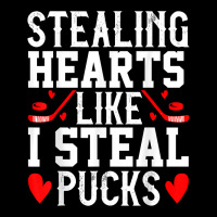 Stealing Hearts Like I Steal Pucks San Valentine T Shirt Zipper Hoodie | Artistshot