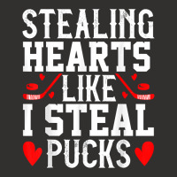 Stealing Hearts Like I Steal Pucks San Valentine T Shirt Champion Hoodie | Artistshot