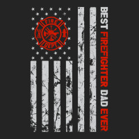 Best Firefighter Dad Ever American Flag Fireman Father Day Pullover Ho 3/4 Sleeve Shirt | Artistshot