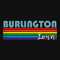 Burlington Iowa Pride Shirt Burlington Lgbt Gift Lgbtq Supporter Tee P Rear Car Mat | Artistshot