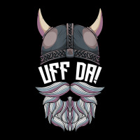 Uff Da Norwegian Quote Scandinavian Viking Helmet Beard Man T Shirt Adjustable Cap | Artistshot