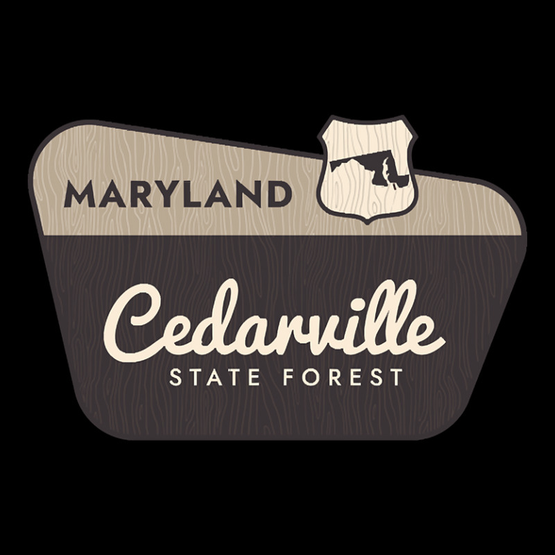 Cedarville State Forest Maryland Welcome Sign Youth Zipper Hoodie | Artistshot