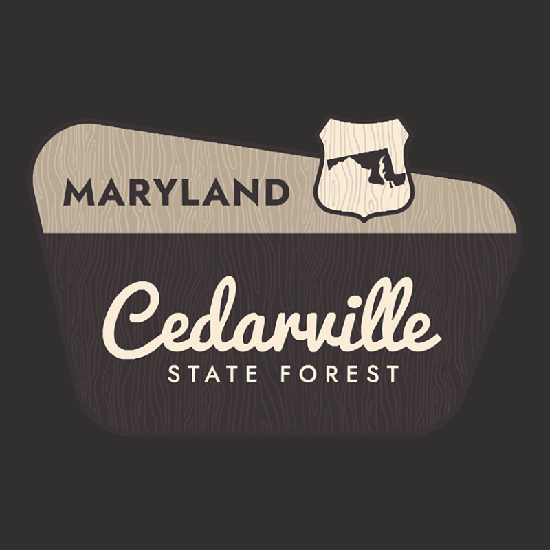 Cedarville State Forest Maryland Welcome Sign Champion Hoodie by dentistdamaging500 | Artistshot