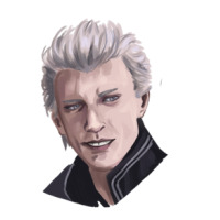 Vergil Smile Friend Sticker | Artistshot