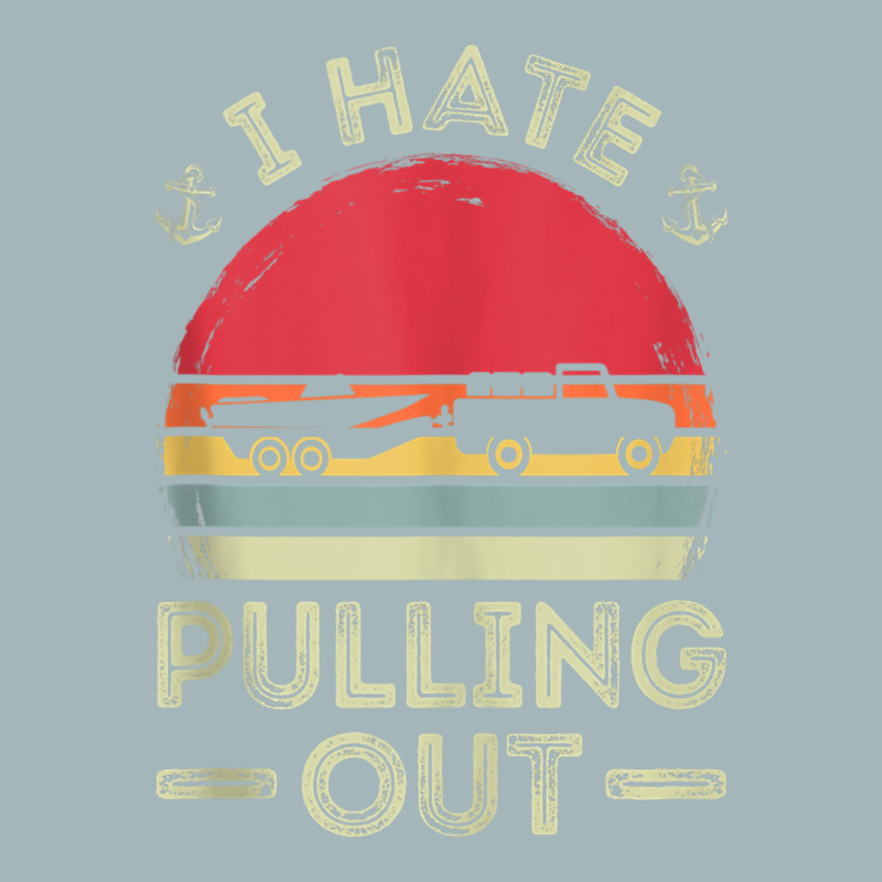 I Hate Pulling Out Boating Vintage Boat Captain Graphic Tank Top Unisex Sherpa-Lined Denim Jacket by choninzel | Artistshot