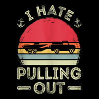 I Hate Pulling Out Boating Vintage Boat Captain Graphic Tank Top Youth Hoodie | Artistshot