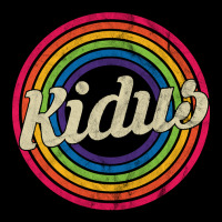 Kidus - Retro Rainbow Faded-style Maternity Scoop Neck T-shirt | Artistshot