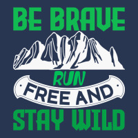 Camping Gift Be Brave Run Free And Stay Wild Ladies Denim Jacket | Artistshot