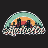 Marbella City Retro T-shirt | Artistshot