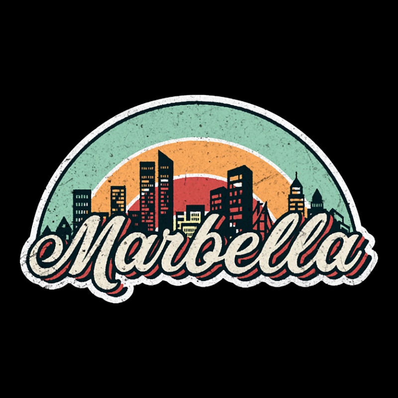 Marbella City Retro Adjustable Cap | Artistshot