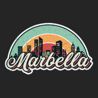 Marbella City Retro Unisex Hoodie | Artistshot