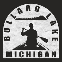 Bullard Lake Canoeing Michigan Ladies Fitted T-shirt | Artistshot