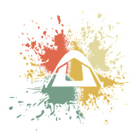 Camping Ink Splash Sticker | Artistshot