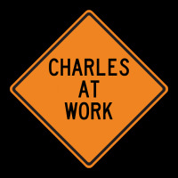 Charles At Work Funny Warning Sign Baby Tee | Artistshot