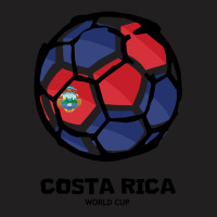 Costa Rica Football Country Flag T-shirt | Artistshot