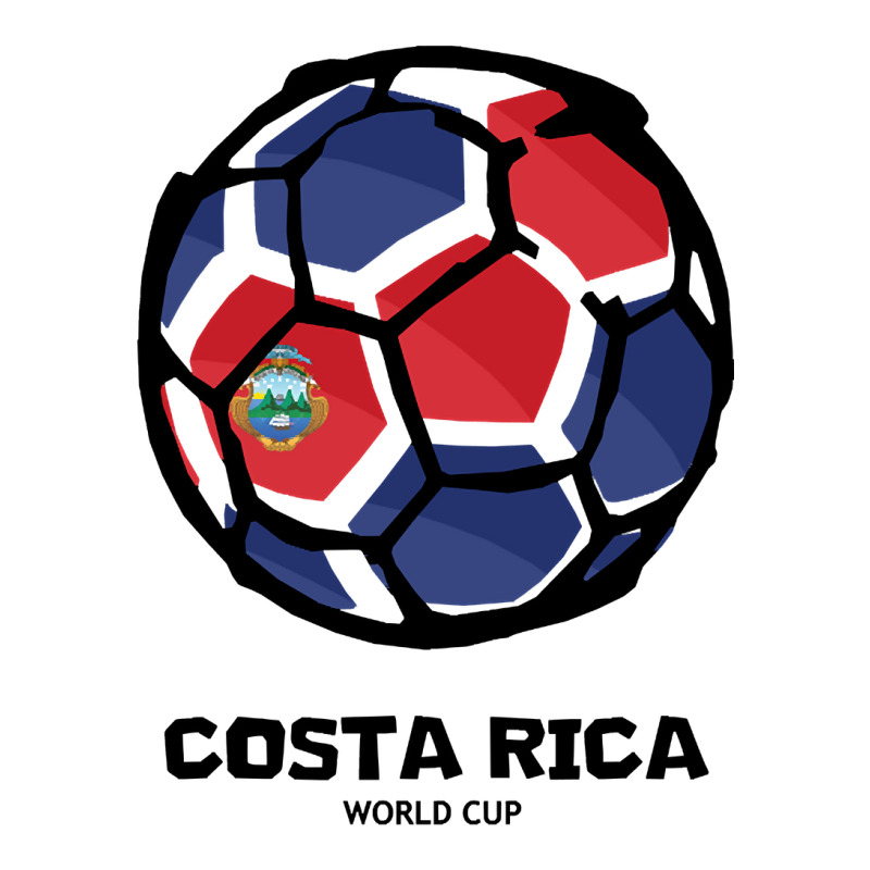 Costa Rica Football Country Flag Sticker | Artistshot