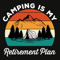 Camping Is My Retirement Plan Scorecard Crop Tee | Artistshot