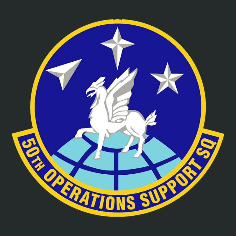 50th Operations Support Squadron (u.s. Air Force) Women's Triblend Scoop T-shirt by Weasetu1379 | Artistshot