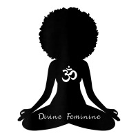 Womens Divine Feminine Black Girl Yoga Self Love Om Wellness T Shirt V-neck Tee | Artistshot