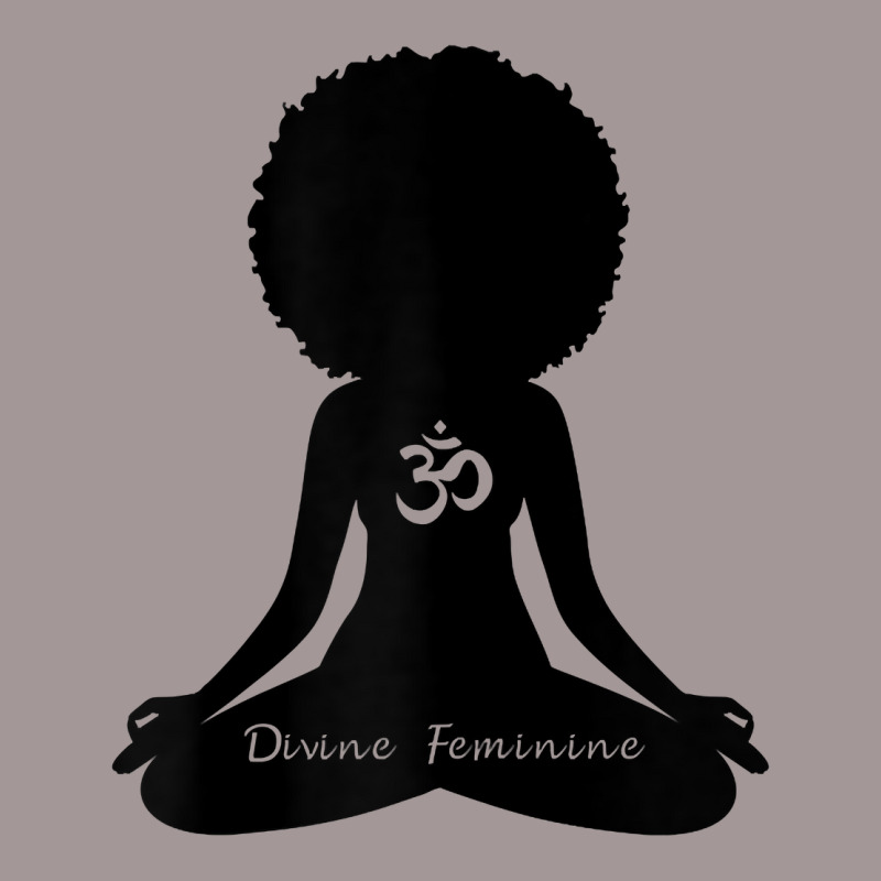 Womens Divine Feminine Black Girl Yoga Self Love Om Wellness T Shirt Vintage Short by kayleeantb2tp | Artistshot